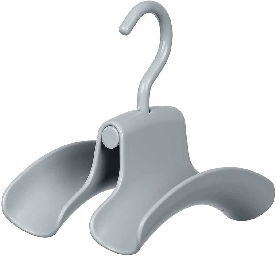 Wenko Hercules Handtas ophanghaak grijs kunststof voor kledingkast Set van 3 stuks
