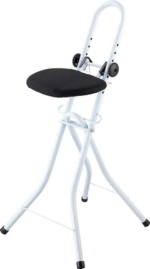 Wenko Hulpkruk 92 5 Cm Staal katoen Wit zwart