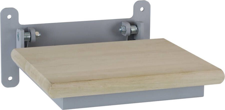 Wesjon Klapstoel klapzitting wandmontage lichtgrijs