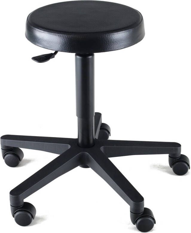 Wesjon Tabouret PEB3060 Opdik 1-hendel bediening zwart PUR zitting