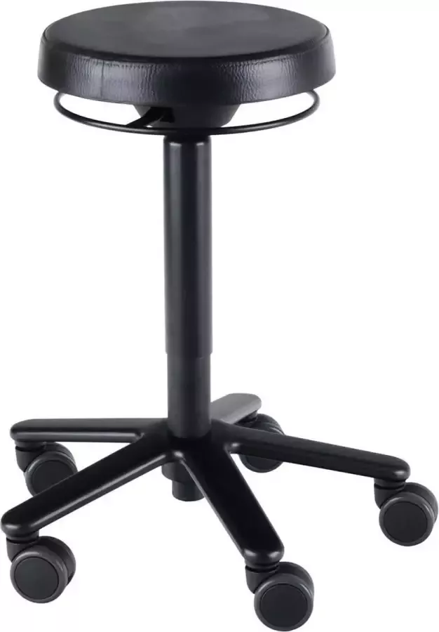 Wesjon Tabouret PEB3060 Opdik 3D neigmechaniek zwart PUR zitting