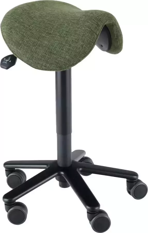 Wesjon Zadelkruk PEB080 gestoffeerd keuze uit 9 kleuren Break -stahulp kapperskruk