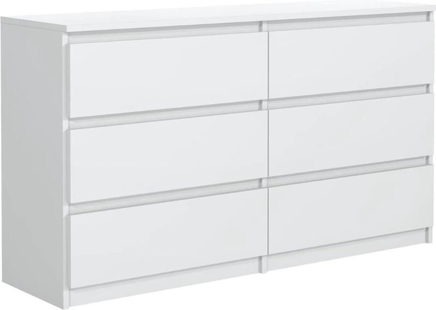 Dailysupplies Dressoirs Kasten Ladekast Buffetkast Industrieel Hout Wit