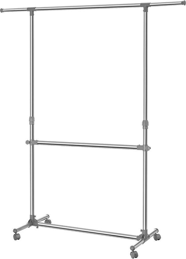 White-label Kledingrek Metaal Kledinghangers Dressboy Grijs