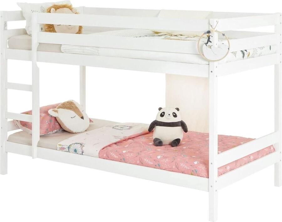 DailySupplies Stapelbed voor Kinderen Hoogslaper Kinderbed Wit