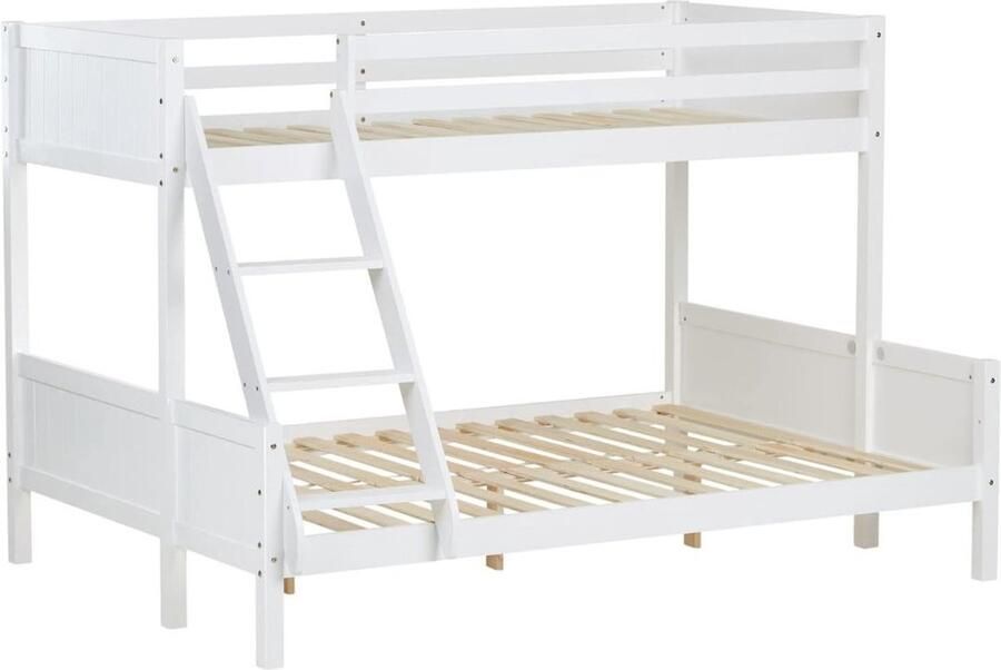 DailySupplies Stapelbed voor Kinderen Hoogslaper Kinderbed Natuurlijk