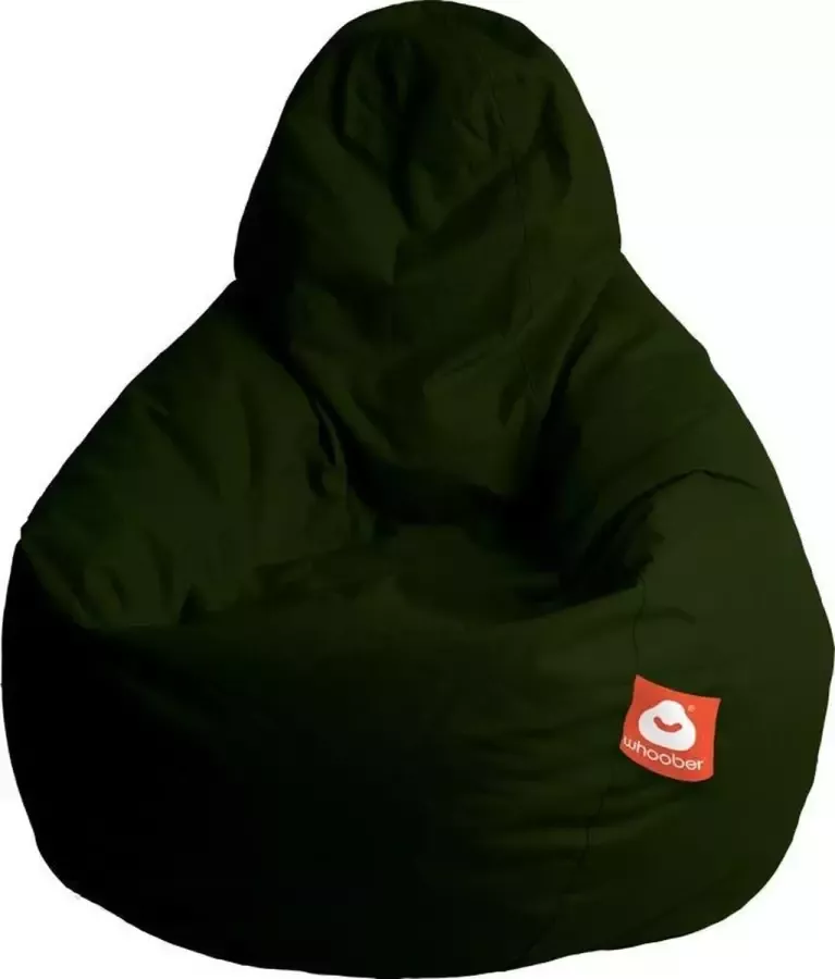 Whoober peervorm zitzak Barça outdoor leger groen Wasbaar Voor binnen en buiten Voor 12:00 uur besteld zelfde dag verzonden!