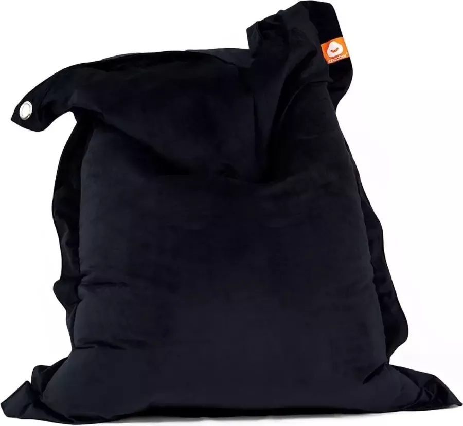 Whoober rechthoek zitzak St. Tropez XL velvet marine blauw Wasbaar Zacht en comfortabel