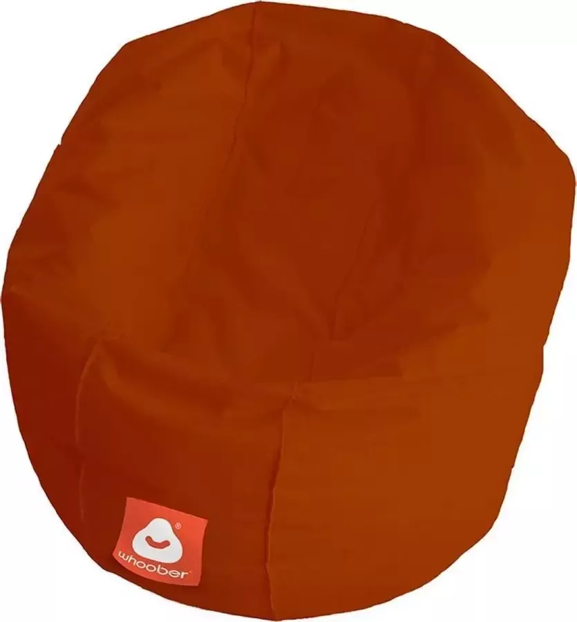 Whoober ronde zitzak Ibiza M outdoor cognac Wasbaar Voor binnen en buiten