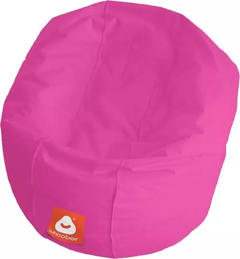Whoober ronde zitzak Ibiza M outdoor fuchsia Wasbaar Voor binnen en buiten
