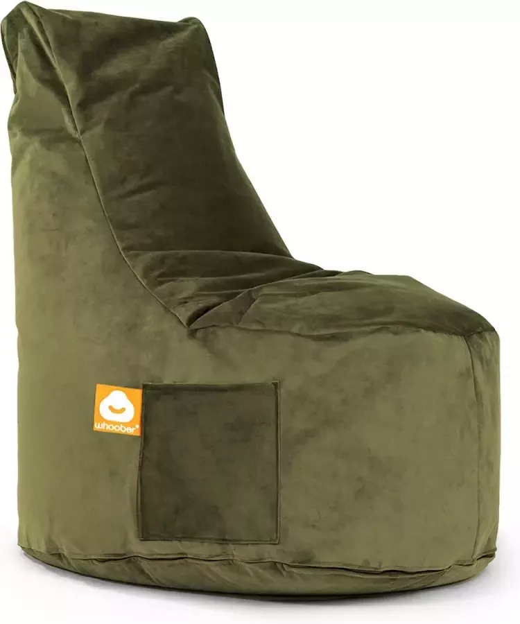 Whoober zitzak stoel Nice velvet kaki Wasbaar Zacht en comfortabel