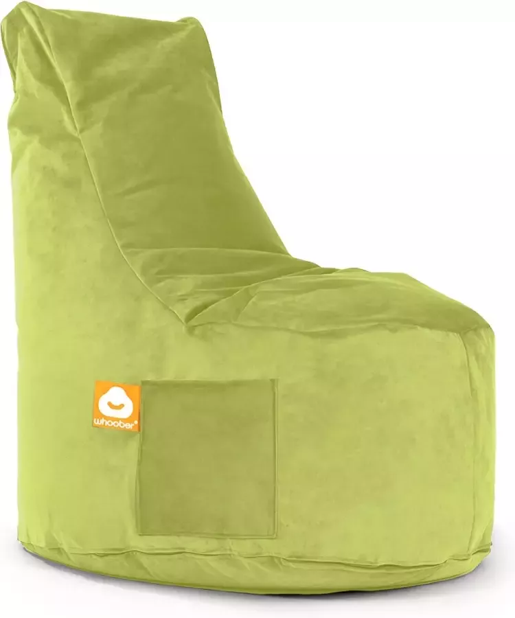 Whoober zitzak stoel Nice velvet pistache Wasbaar Zacht en comfortabel