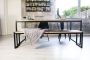 Oost & Dijk Interieur Industriële eettafel hout en staal Houston 180 x 100 x 75 cm Handgemaakt - Thumbnail 2