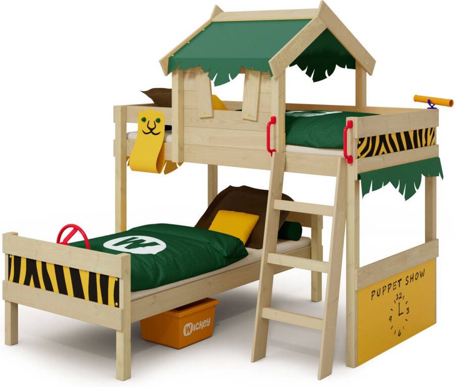 Wickey Stapelbed CrAzY Jungle voor kinderen