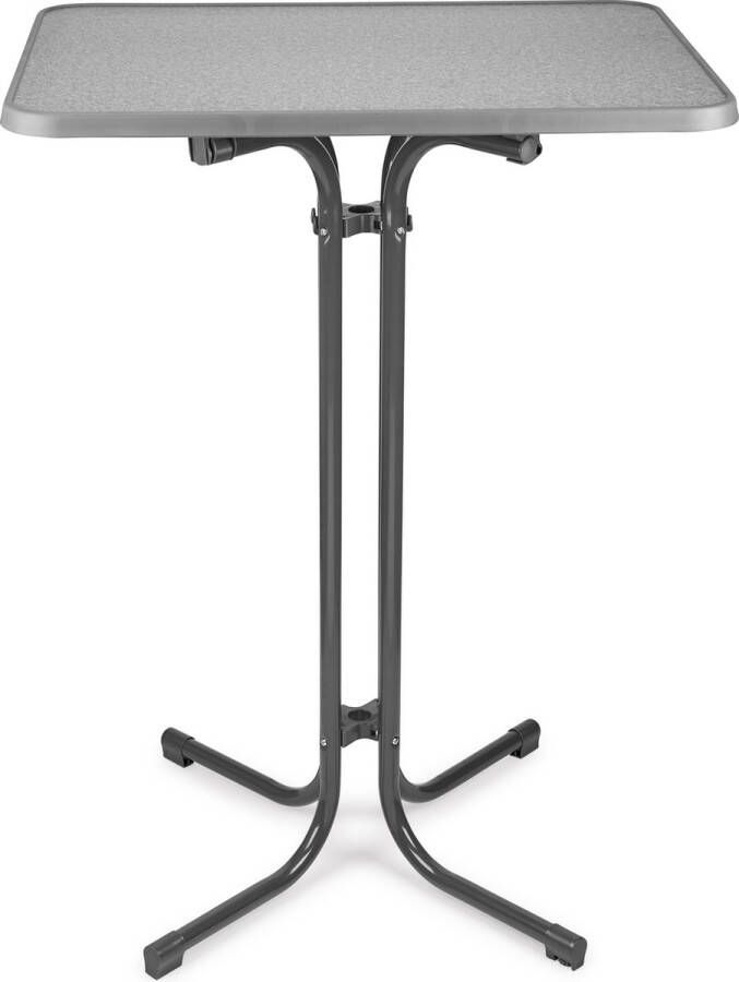 Wicotex -Statafel grijs- 60x80cm rechthoek statafels cocktailtafel hoge staan tafel staantafels staantafel partytafel-sterk frame