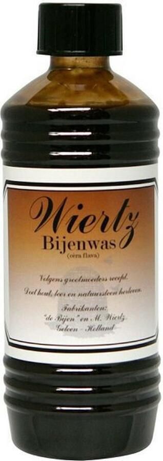 Wiertz Bijenwas bruin meubelwas fles 500ml
