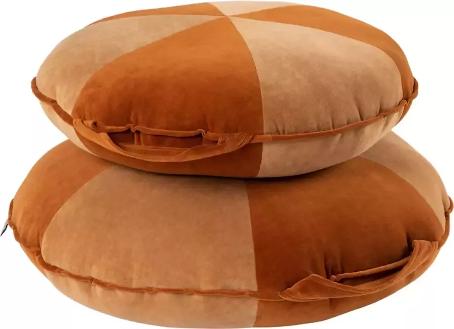 Wigiwama Cookie Beanbag Velvet Caramel and Cinnamon Big