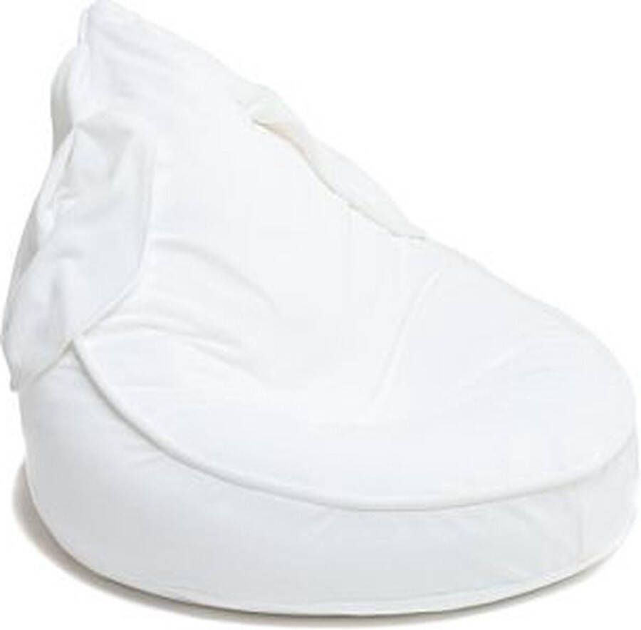 Wigiwama Kinder Zitzak Beanbag Bunny Kinderkamer Velvet White Zitzak Kind Zit Zak 100% OEKO- Tex Katoen