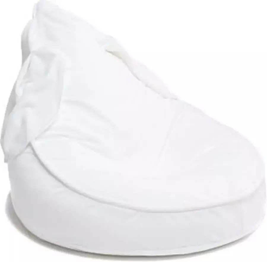 Wigiwama Kinder Zitzak Beanbag Bunny Kinderkamer Velvet White Zitzak Kind Zit Zak 100% OEKO- Tex Katoen