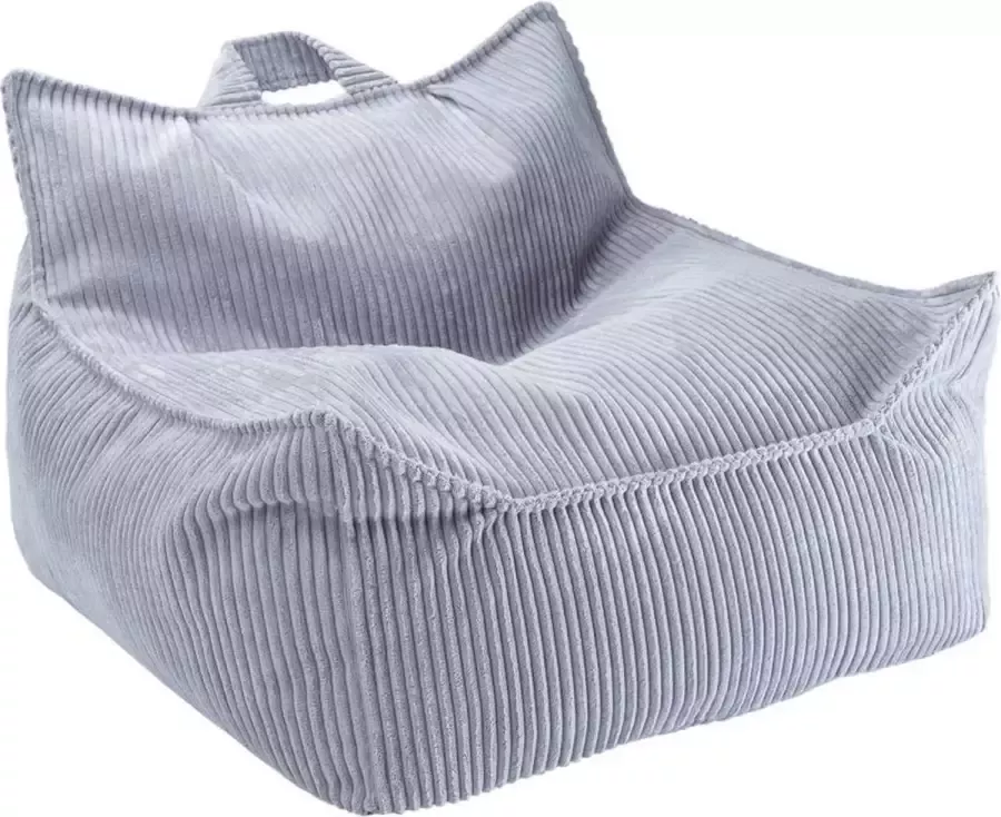 Wigiwama Kinder Zitzak Beanbag Chair Blueberry Blue Zitzak Kind Zit Zak 100% OEKO- Tex Katoen