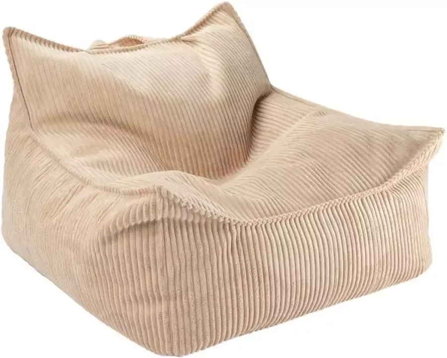 Wigiwama Kinder Zitzak Beanbag Chair Brown Sugar Zitzak Kind Zit Zak 100% OEKO- Tex Katoen