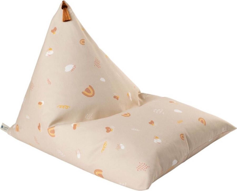 Wigiwama Kinder Zitzak Beanbag Kinderkamer Amber Rainbow Zitzak Kind Zit Zak 100% OEKO- Tex Katoen