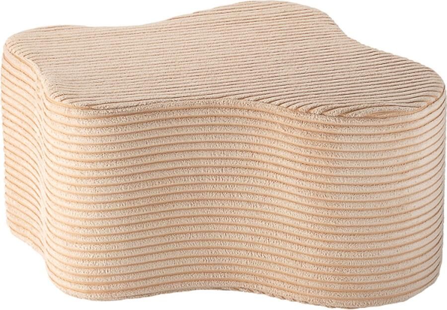 Wigiwama Corduroy Cloud Pouffe Poef Ø40x25cm Brown Sugar - Foto 2
