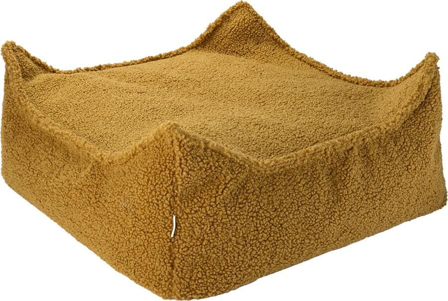 Wigiwama Teddy Square Ottoman Poef 80x70x50cm Maple
