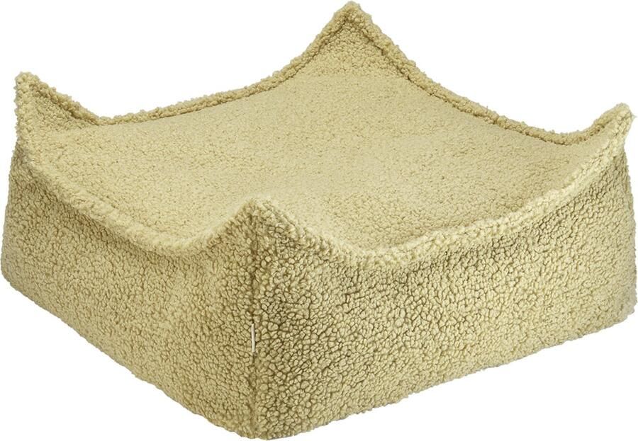 Wigiwama Teddy Square Ottoman Poef 80x70x50cm Matcha