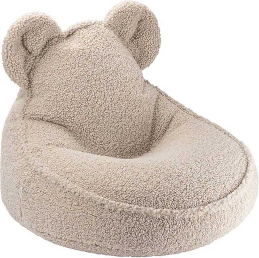 Wigiwama Zitzak Bear Biscuit beanbag teddy uitwasbare hoes fluffy zitzak knuffelen zitzak kinderen kinder zitzak