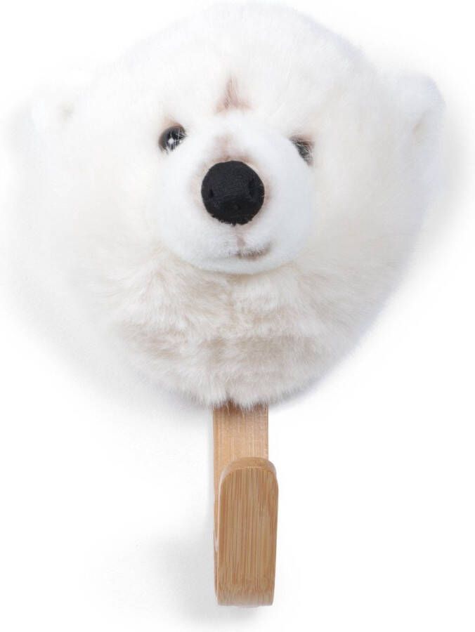 Wild&Soft Wild & Soft Houten dierenkapstok Beer