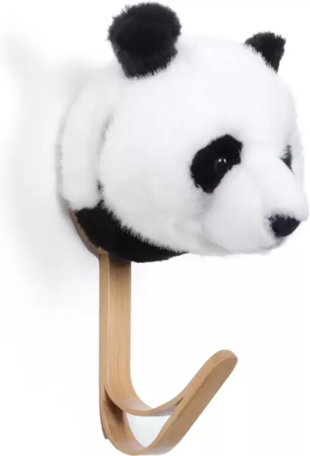 Wild&Soft Wild & Soft kapstok dierenkop kleine panda