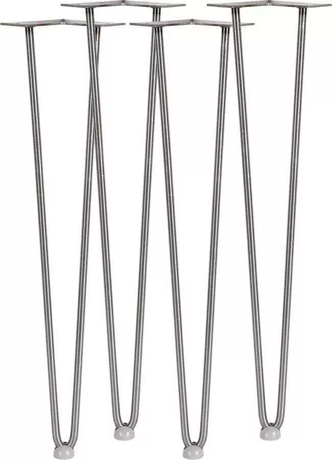 Wildanger Technik Wildanger set van 4 stalen haarspeldpoten van 36 cm hoog voor tafels banken enz
