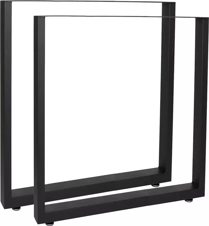 Wildanger Technik Wildanger tafelpoten industrieel design 60x72cm zwart poedercoating