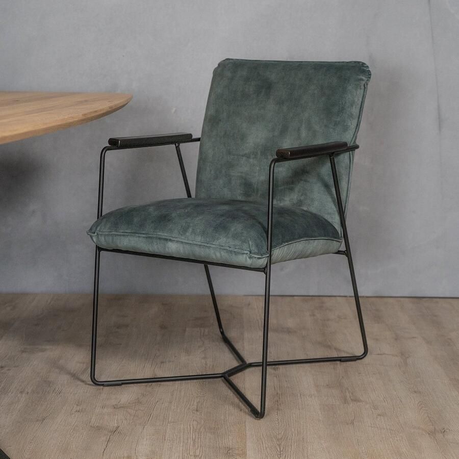 Wildeboer & van der Weide Eetkamerstoel Jack Licht blauw