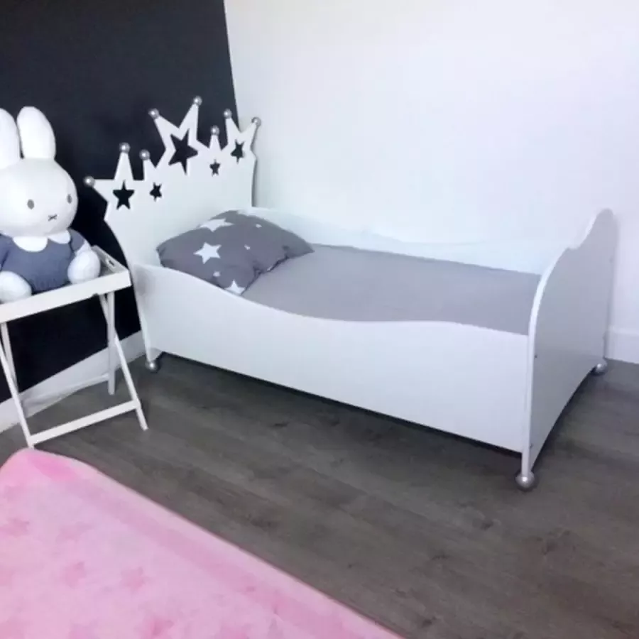 Wildkidzz.com Peuterbed STERRE sterrenbed 70x150 WIT