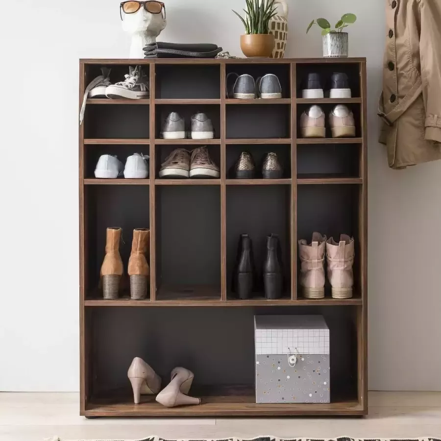 Wilmes Schoenenkast Judy 91.50cm 17 vakken old style