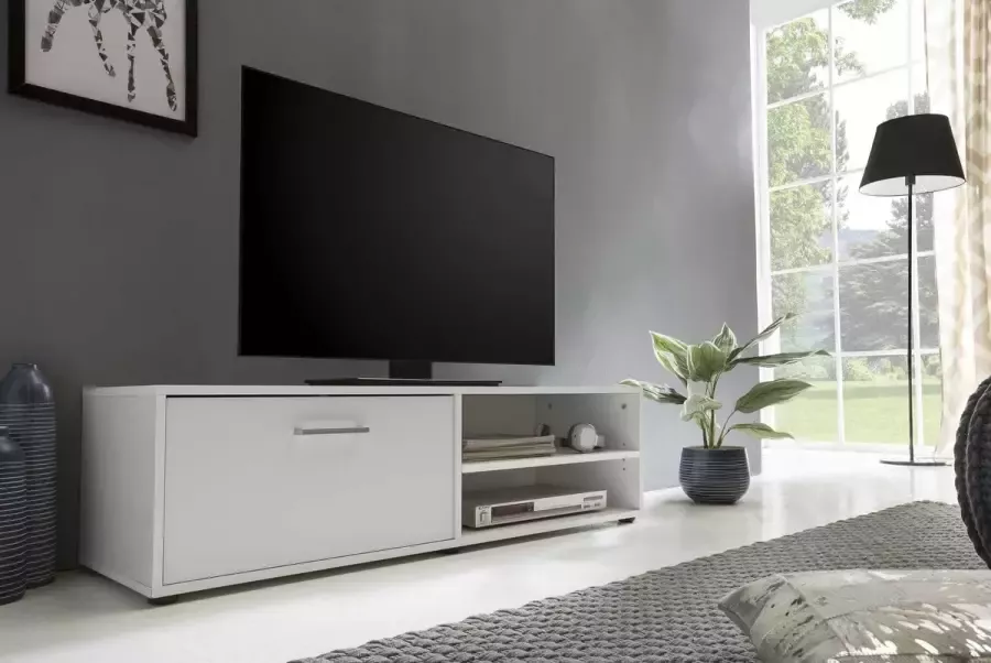 Wilmes TV Meubel Tv-meubel Sami 1 deur 120cm Wit
