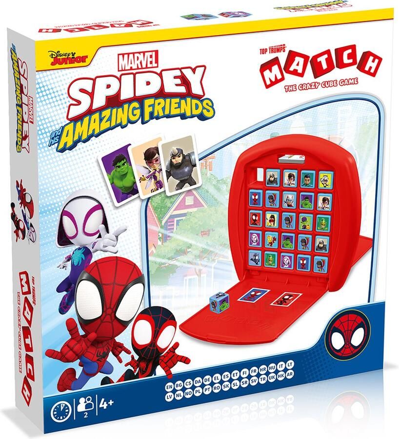 Winning Moves Spidey & Friends Bordspel Top Trumps Match Multilingual