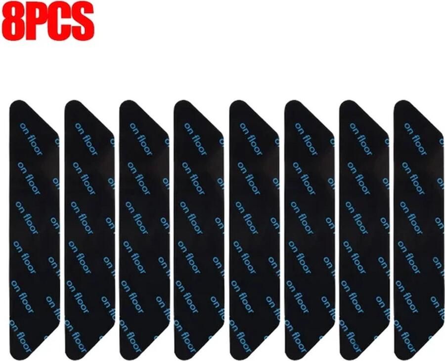 Wise Buyer Anti slip mat 8 stuks Antislip ondertapijt Antislip stickers Voor tapij vloerkleed douchemat en meer Antislipmatten Tapijt tape Verwijderbaar gripstickers Herbruikbaar Tapijt woonkamer Vloerkleed