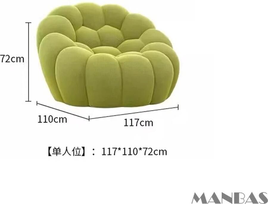 Wise Sofa -Stoffen- Banken-Stijlvolle- Bubble- Couch- Designer- Cloud- Sofa- Sets- Zachte -Stoffen- Bank