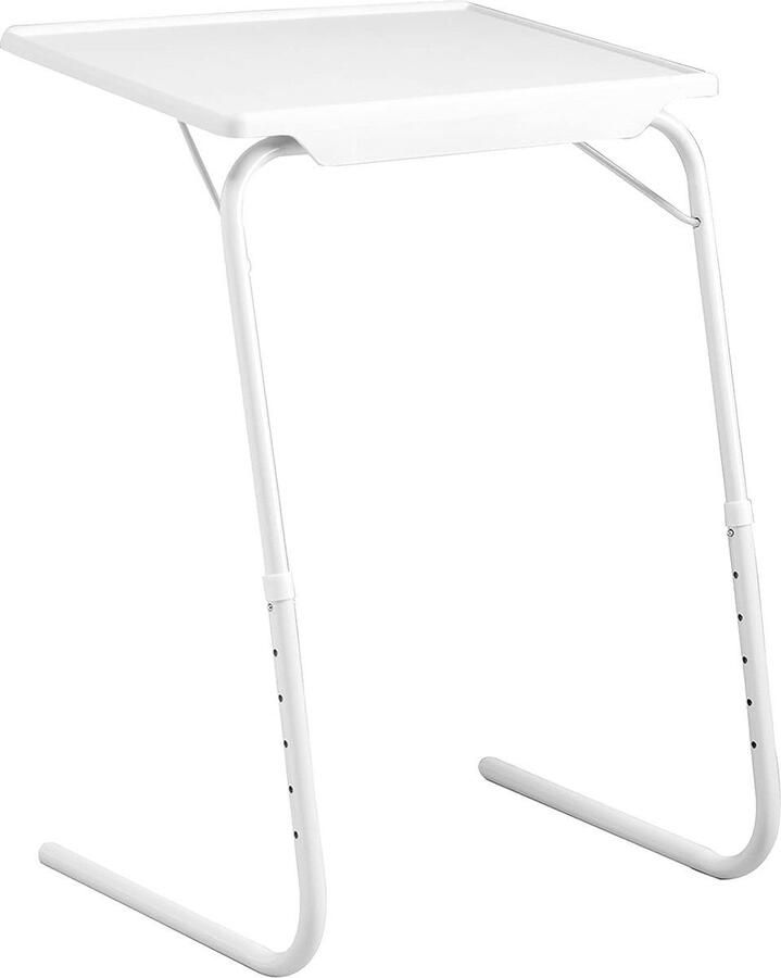 WNHB Bijzettafel – Opvouwbare Multifunctionele Tafel – Verstelbaar in Hoogte & Hoek – Draagbaar Bureau voor Bank of Bed – Flexibel Meubel voor Thuis of Kantoor