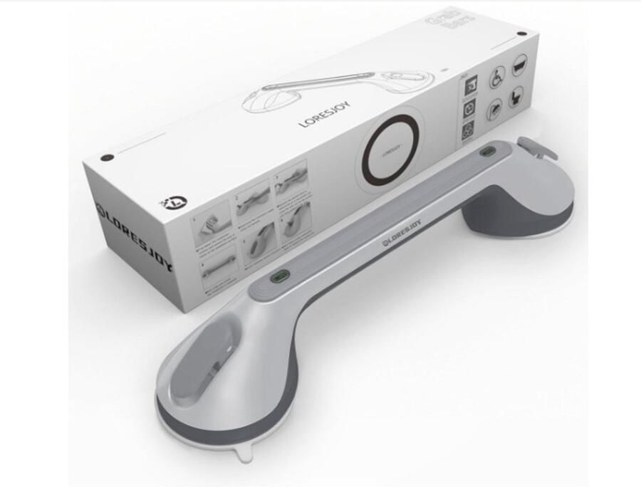 WNHB Douchehandgreep Zonder Boren 16 Inch Antislip Badgreep Veiligheidssteun voor Ouderen en Senioren