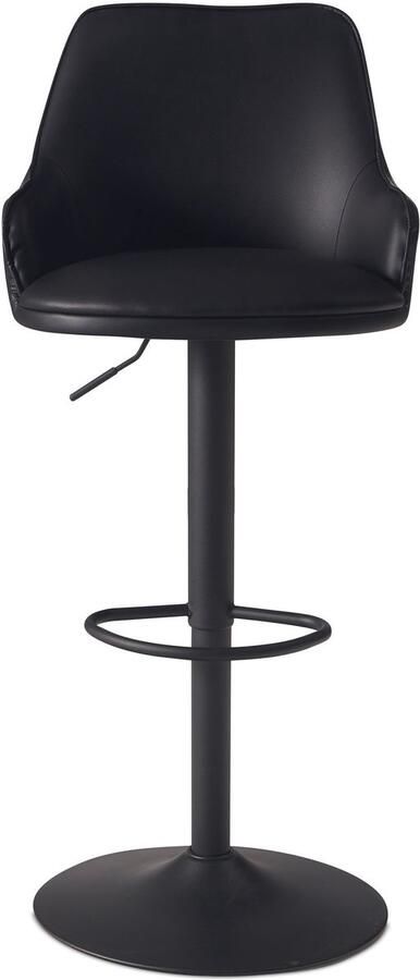 Wohnling Barkruk kunstleer zwart 106 cm hoog WL7.009 - Foto 3