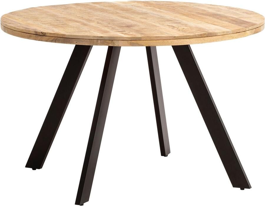 Wohnling Eettafel mangohout 120x120 cm WL7.054