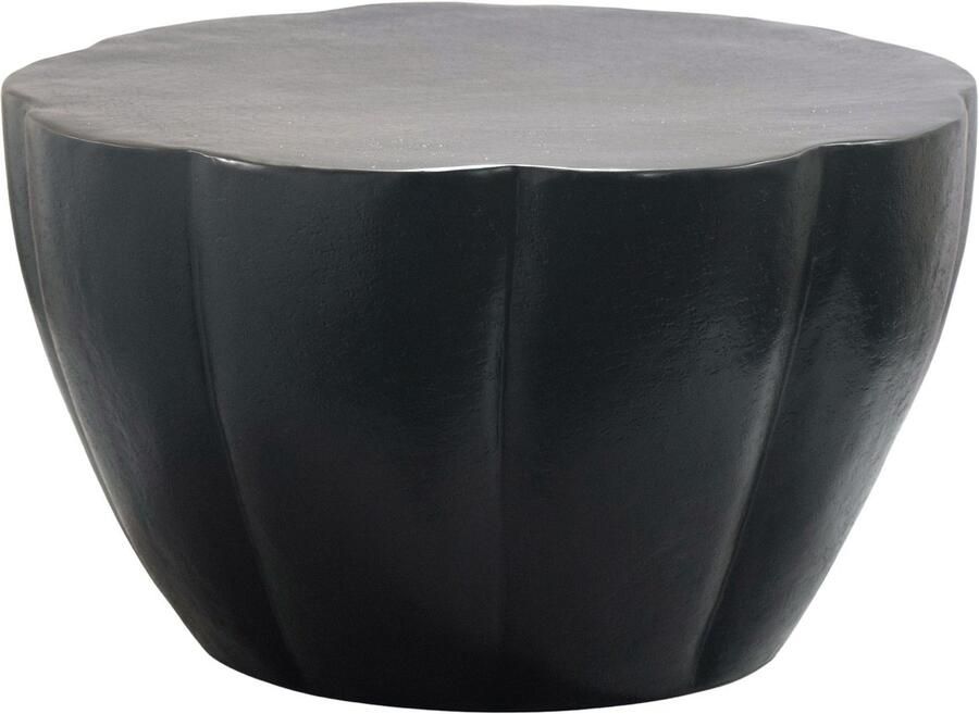 Wohnling Salontafel aluminium zwart 60 cm rond