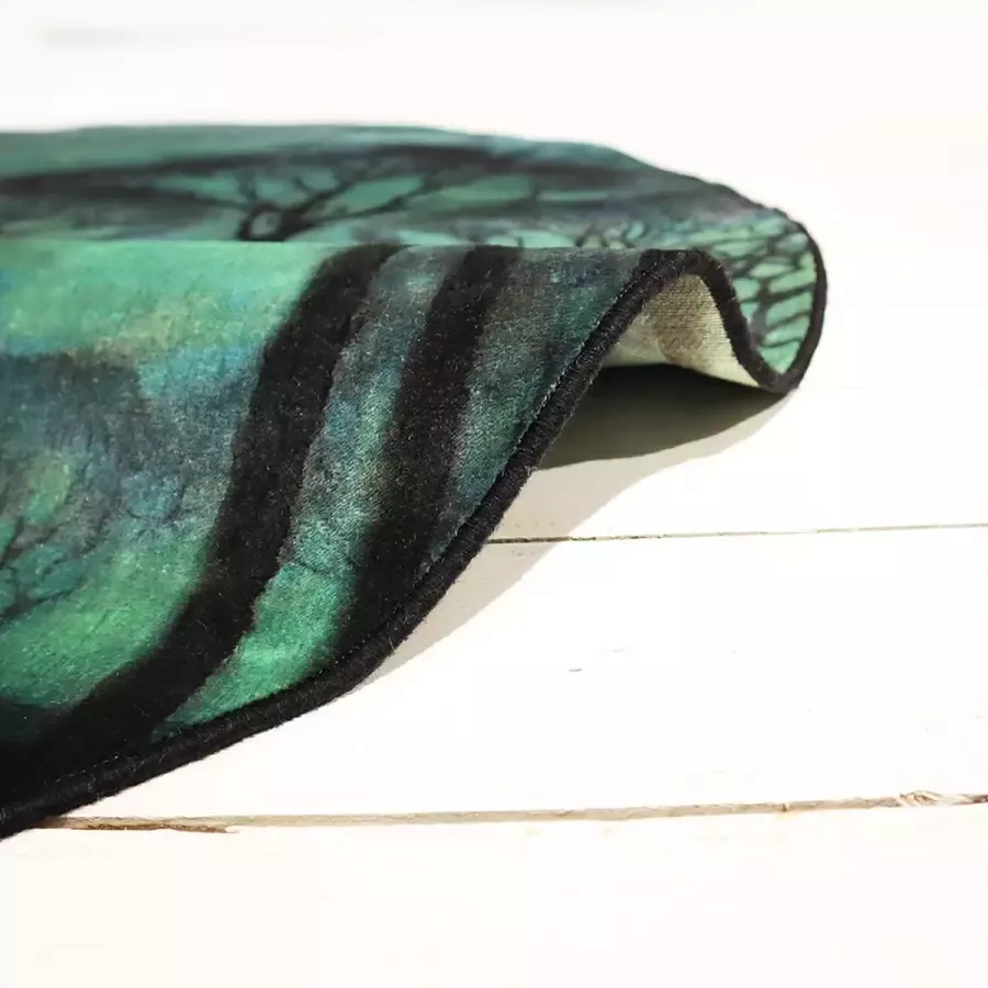 Wolff Blitz Interior Jan Mankes Vloerkleed 180 cm Rond Hoogpolig Tapijt Verstilde schilder Duurzaam