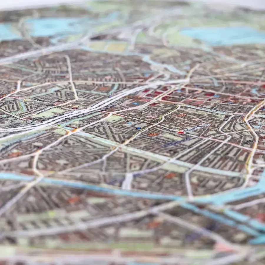 Wolff Blitz Interior Rotterdam Vloerkleed 180x250cm Rechthoekig Hoogpolig Stadsdesign Exclusief Tapijt