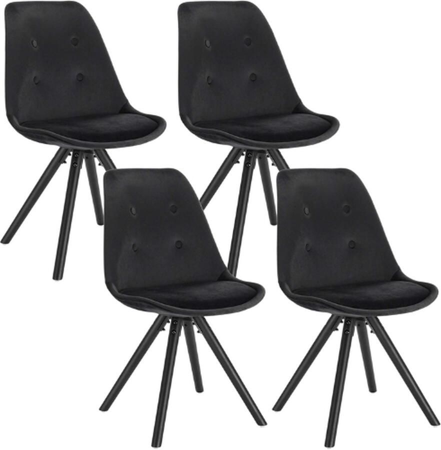 Woltu Eetkamerstoelen Set Van 4 Eetkamerstoelen Eetkamerstoel Eetkamer Stoelen Stoel Woonkamer Stoel Woonkamer Stoelen Eetstoel Eetkamerstoel Bruin