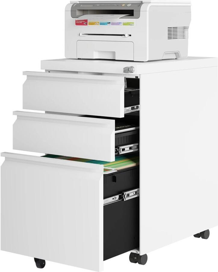 Woltu RoyaLuxe Ladekast Ladenkast Ladekasten Ladenkastje Archiefkast Opbergkast Opbergkasten Binnen Kast Kastje Opberg Kast Opbergkastje Organizer Kantoorkast Dossierkast Kantoorartikelen Meubel Boekenkast Boeken Kast